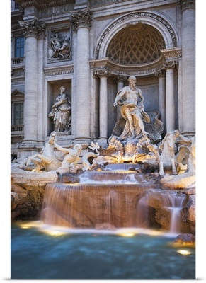 Italy, Latium, Mediterranean area, Rome, Trevi Fountain
