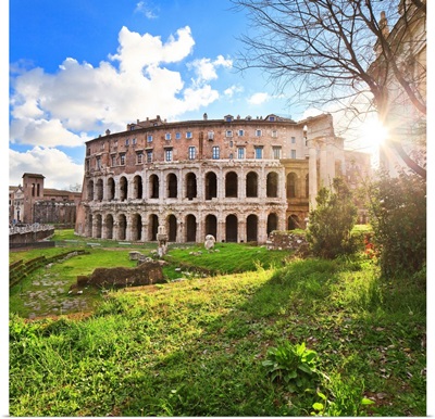 Italy, Latium, Roma District, Rome, Theatre Of Marcellus, Teatro Marcello