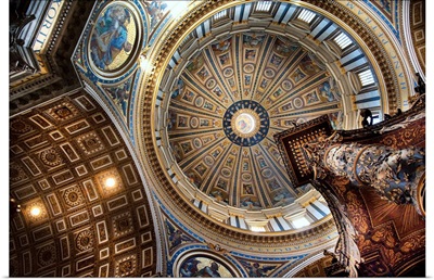 Italy, Latium, Vatican City, Roma District, Rome, Saint Peter's Basilica In The Vatican