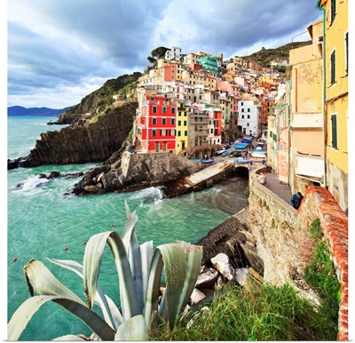 Italy, Liguria, Mediterranean Sea, Riviera Di Levante, Cinque Terre, Riomaggiore