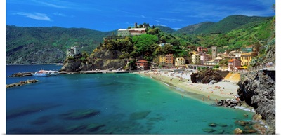 Italy, Liguria, Monterosso al Mare, beach