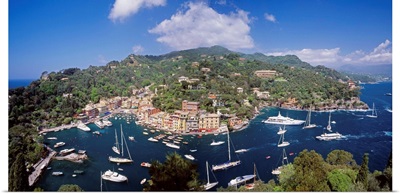Italy, Liguria, Portofino, bay