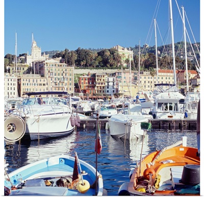 Italy, Liguria, Santa Margherita Ligure, harbor