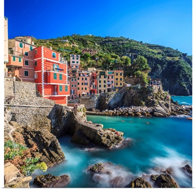 Italy, Ligurian Sea, La Spezia District, Riviera Di Levante, Cinque Terre, Riomaggiore