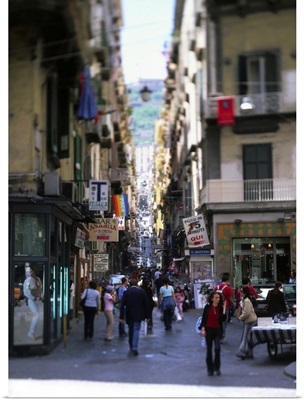 Italy, Naples, Quartieri Spagnoli, central neighborhood