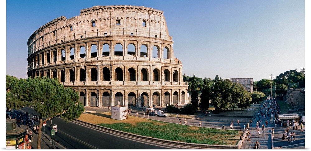Italy, Latium, Mediterranean area, Roma district, Rome, Roman Forum, Colosseum