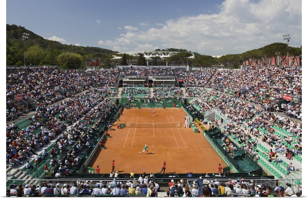 Italy, Rome, Foro Italico, Mediterranean area, Roma district, Central tennis court
