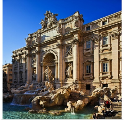 Italy, Rome, View of the World Famous fountain