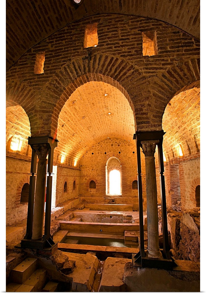 Italy, Italia, Sicily, Sicilia, Cefala' Diana, old ruins of Arabian thermal baths