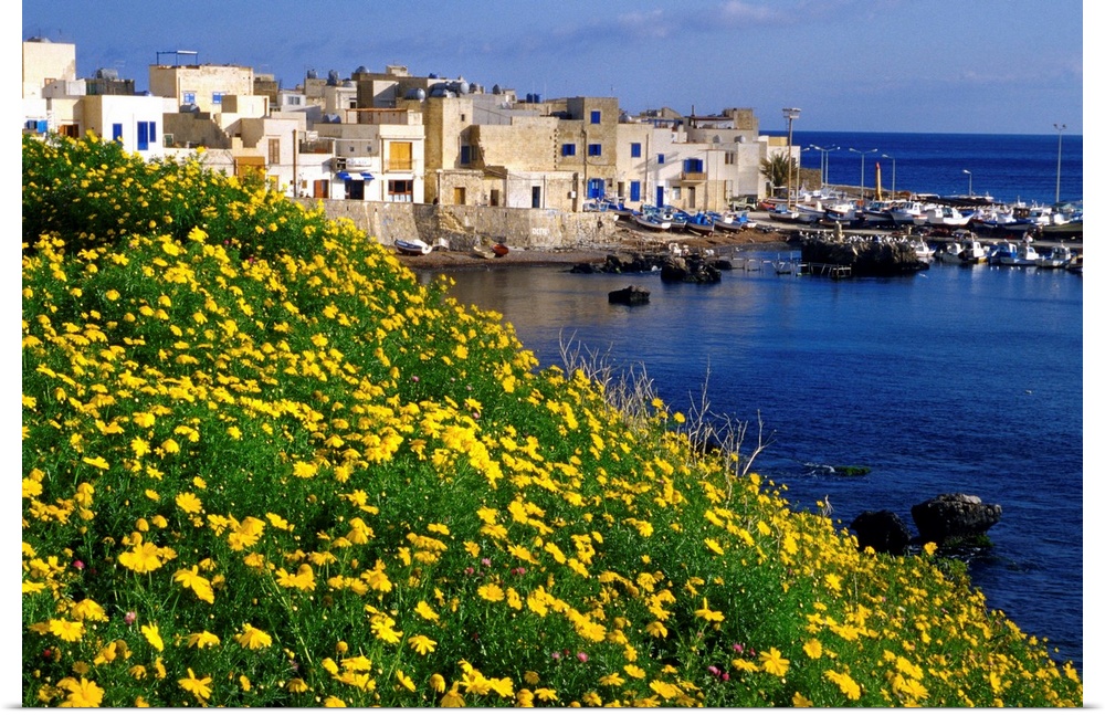 Italy, Italia, Sicily, Sicilia, Egadi islands, Marettimo island, view of the village