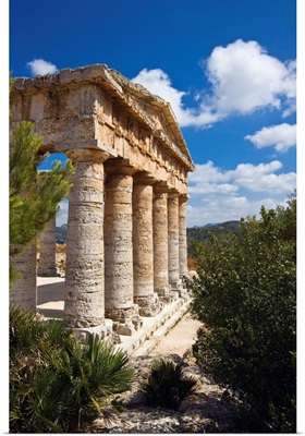Italy, Sicily, Mediterranean area, Trapani district, Segesta, The Temple