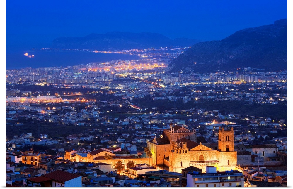 Italy, Sicily, Monreale, Cathedral and Benedictine Monastery