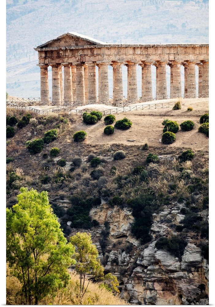 Italy, Sicily, Trapani district, Segesta, Temple of Segesta, Temple.
