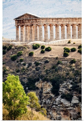 Italy, Sicily, Trapani District, Segesta, Temple Of Segesta, Temple