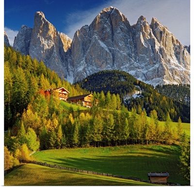 Italy, Trentino-Alto Adige, Dolomites, South Tyrol, Val di Funes, Santa Maddalena