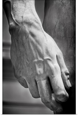 Italy, Tuscany, Firenze District, Florence, David By Michelangelo, Detail Of The Hand
