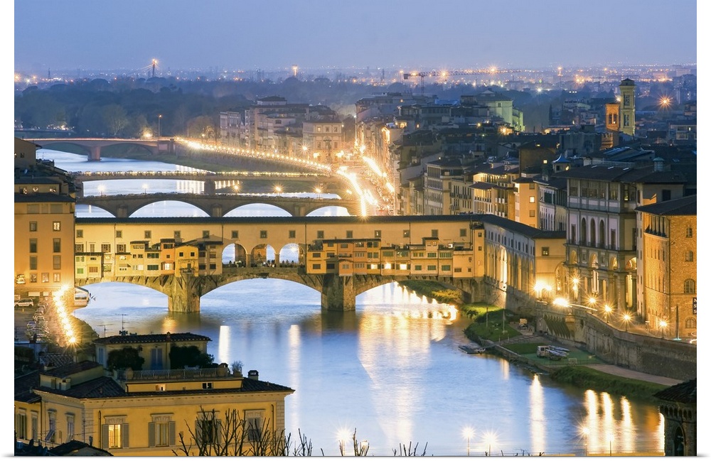 Italy, Tuscany, Florence, Ponte Vecchio, Mediterranean area, Firenze district, Travel Destination, Arno River