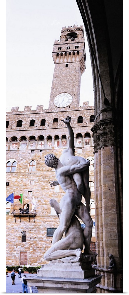 Italy, Tuscany, Florence, Piazza della Signoria, Palazzo Vecchio, Mediterranean area, Firenze district, Travel Destination...