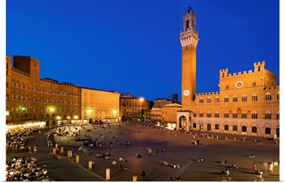 Italy, Tuscany, Siena, Piazza del Campo
