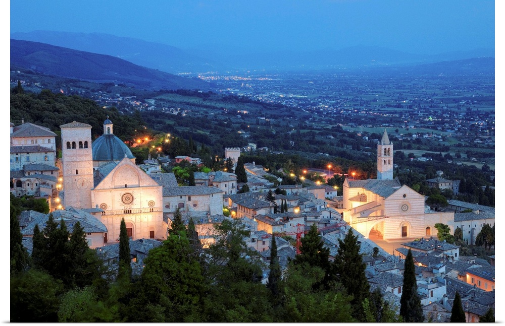 Italy, Umbria, Assisi, Mediterranean area, Perugia district, Travel Destination, San Rufino and Santa Chiara