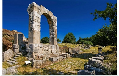 Italy, Umbria, Carsulae, Mediterranean area, Terni district, roman ruins