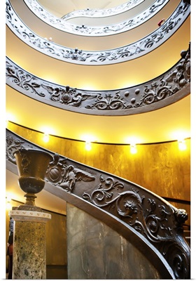 Italy, Vatican City, Rome, Vatican Museums, Spiral Ramp stairway