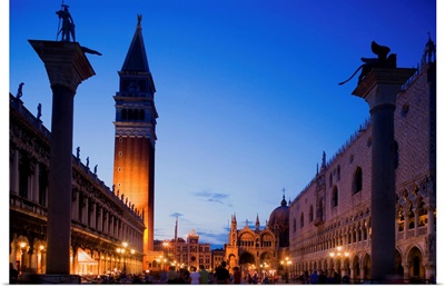 Italy, Veneto, Venetian Lagoon, Adriatic Coast, Venice, St Mark Square, Piazzetta