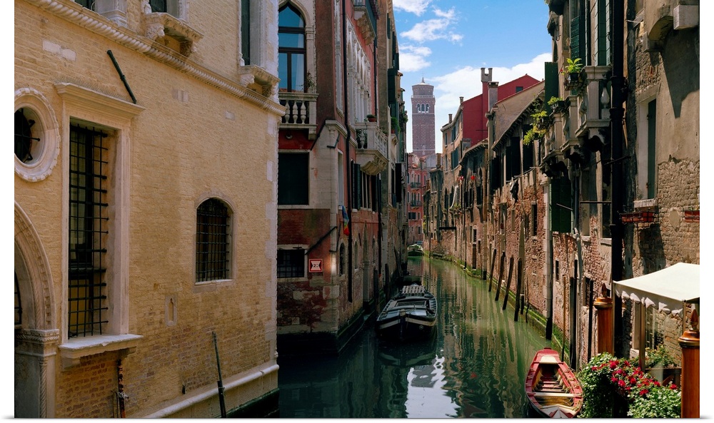 Italy, Italia, Veneto, Venetian Lagoon, Venice, Venezia, Typical canal