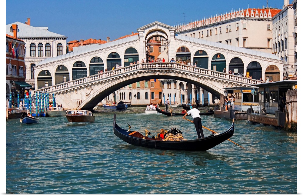Italy, Italia, Veneto, Venetian Lagoon, Venice, Venezia, Riato Bridge