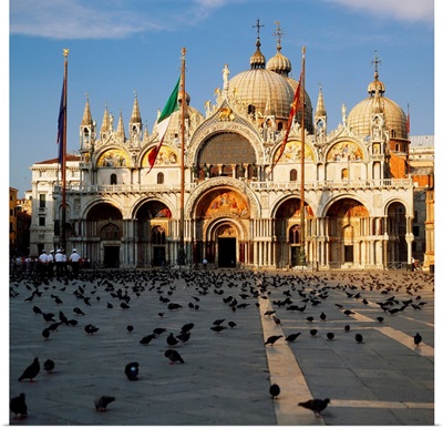 Italy, Venice, Piazza San Marco and Basilica