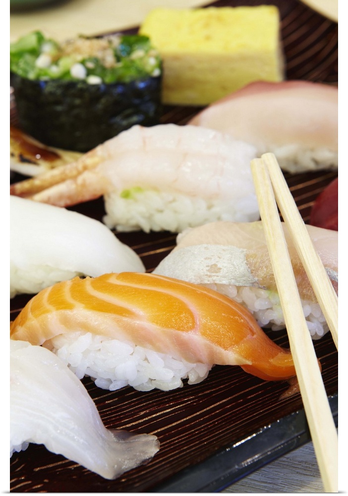 Sushi Sashimi Set Art: Canvas Prints, Frames & Posters