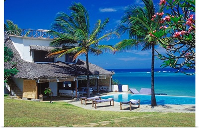 Kenya, Mombasa, Diani beach near Mombasa, Alfajiri Villa Resort