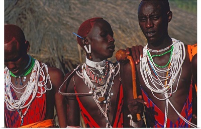 Kenya, Rift Valley, Masai warriors