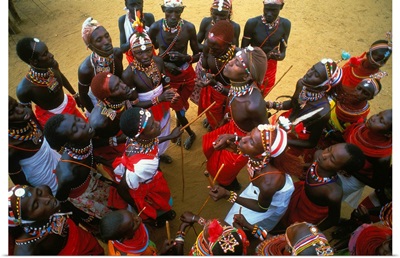 Kenya, Samburu dance