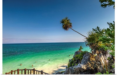 Mexico, Quintana Roo, Riviera Maya, Tulum, Caribbean Sea.