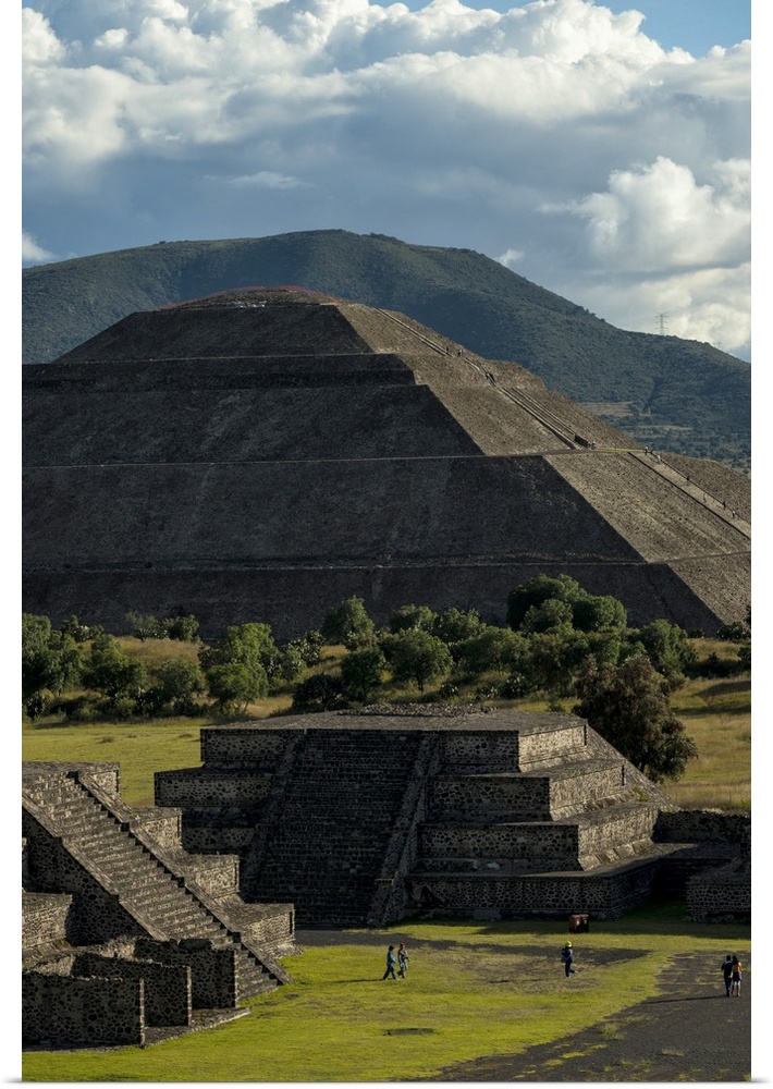 Mexico, Teotihuacan, Pyramids.