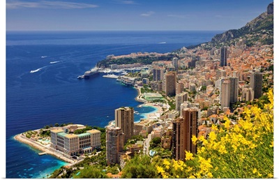 Monaco, Mediterranean sea, Cote d'Azur, Monaco-Ville