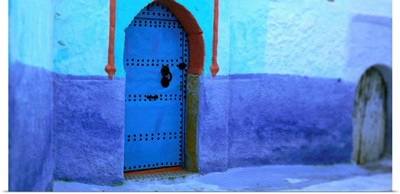 Morocco, Chefchaouen, doors