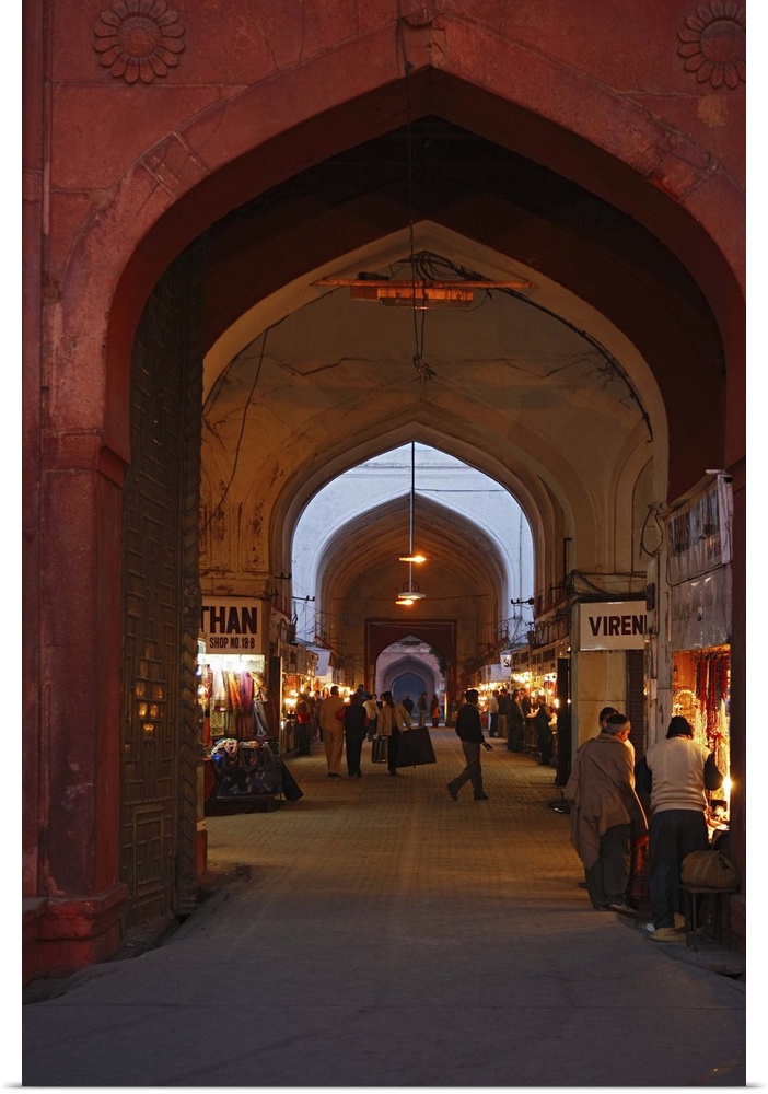 India, Delhi Metropolitan Area, New Delhi, Red Fort, Market