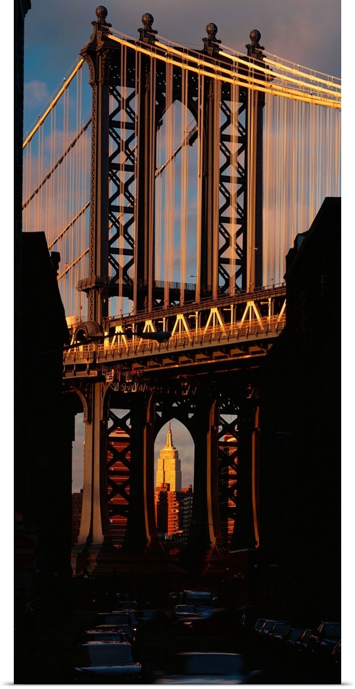 New York City, Brooklyn, Brooklyn bridge and Empire State Building