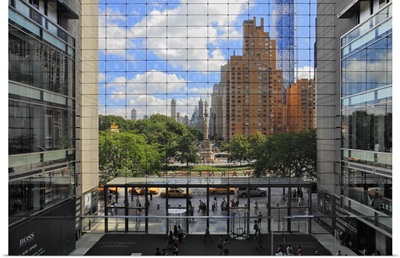 New York City, Central Park, Columbus Circle, View from the Time Warner building