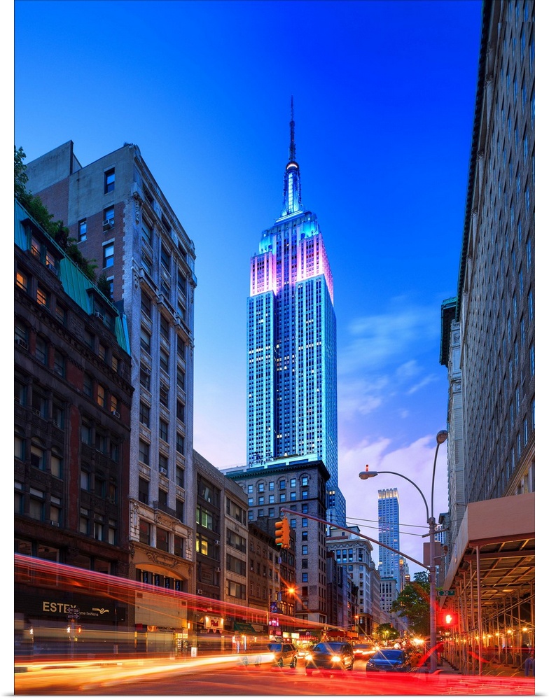 USA, New York City, Manhattan, Midtown, Empire State Building.