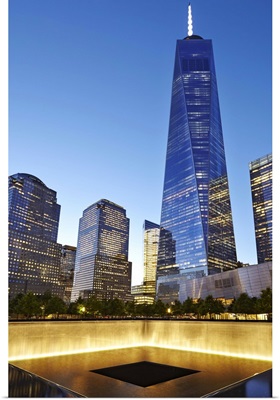 New York City, Manhattan, One World Trade Center, Ground Zero memorial