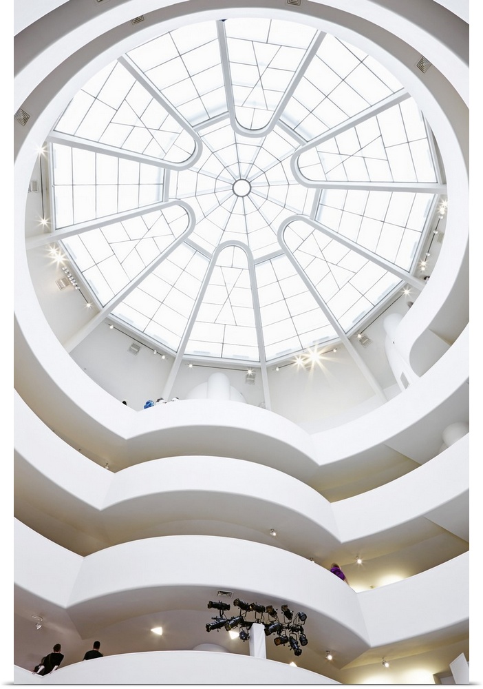 USA, New York City, Manhattan, Upper East Side, Museum Mile, Guggenheim Museum, Interior.