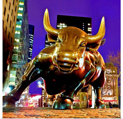 New York, New York City, Bowling Green, The Charging Bull, Financial district icon