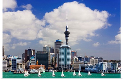 New Zealand, North Island, Auckland, Skyline