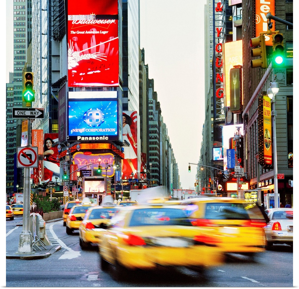 United States, USA, New York State, New York City, Times Square, Manhattan, Travel Destination, Broadway Avenue and Times ...