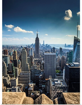 NYC, Manhattan, Rockefeller Center, Midtown cityscape