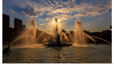 Pennsylvania, Philadelphia, Center City, Logan Circle, Swann Memorial Fountain
