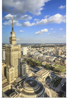 Poland, Masovia, Warsaw, Palace of Culture and Science